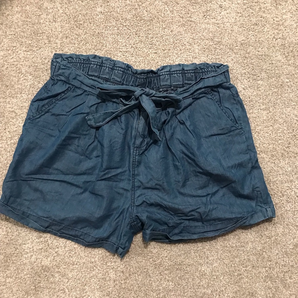 Linea Weekend Paper Bag Shorts with Tie